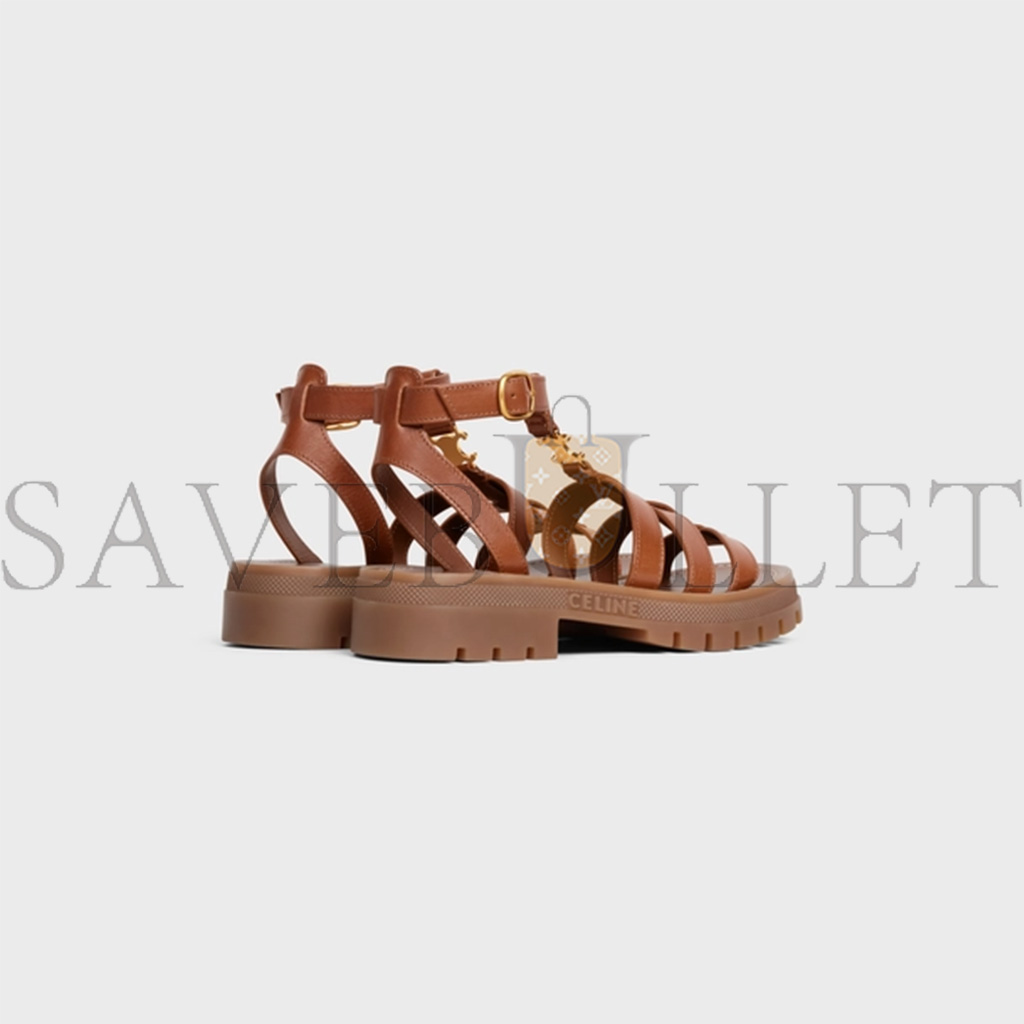 Ce**e clea triomphe gladiator sandal in calfskin - vegetal tanning 352463778c.04lu